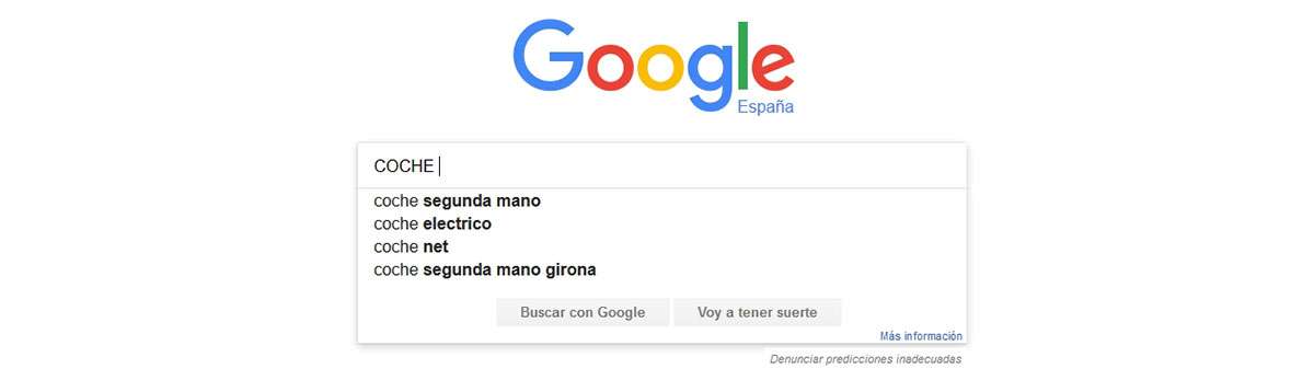 búsqueda con google